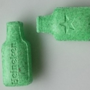 Green Heineken Bottles 230mg MDMA