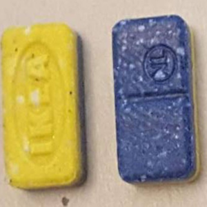 BLUE AND YELLOW IKEA 220MG MDMA für wissenschaftliche Forschung